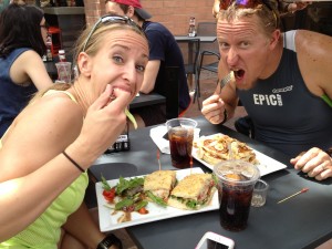 Laura and Heath eating AGAIN :)
